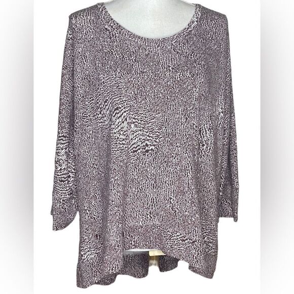 Melissa McCarthy Seven 7 Women's 3XL
HiLo Pull Over Faux Back Zipper Top Blouse - Picture 1 of 7